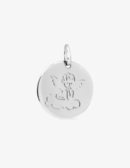Médaille ange jeton en or jaune 375 ‰ SO OR