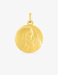 Médaille Christ en or jaune 375 ‰ SO OR