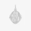 Médaille Saint Christophe en or blanc 375 ‰ SO OR