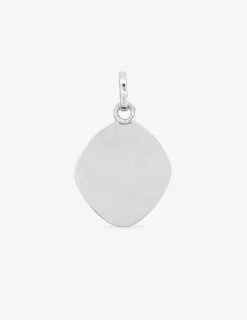Médaille Saint Christophe en or blanc 375 ‰ SO OR