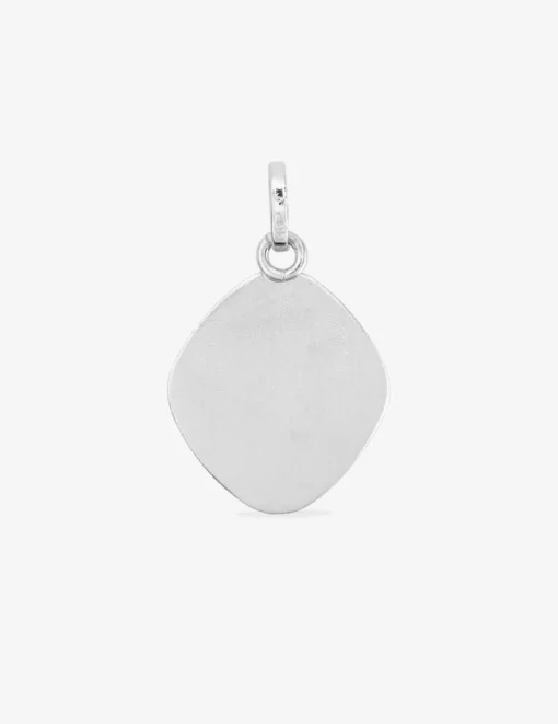 Médaille Saint Christophe en or blanc 375 ‰ SO OR