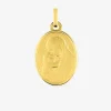 Médaille Vierge à l'enfant en or jaune 375 ‰ SO OR