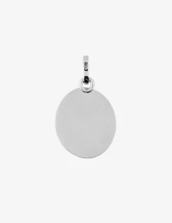 Médaille Vierge en or blanc 375 ‰ SO OR