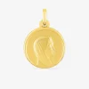 Médaille Vierge en or jaune 375 ‰ SO OR