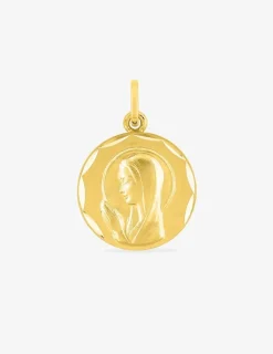 Médaille Vierge en or jaune 375 ‰ SO OR