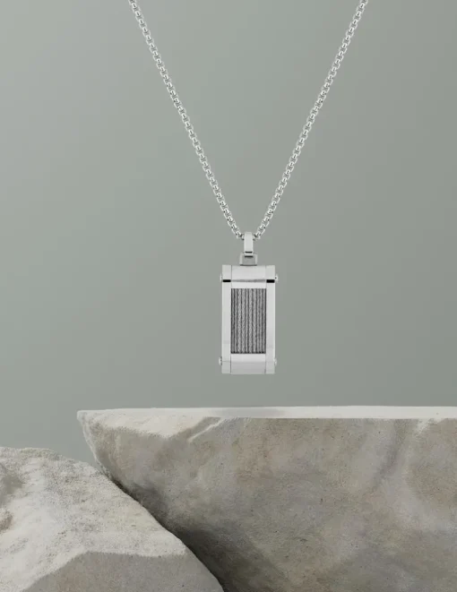 Pendentif acier CARGO brillant SO OR