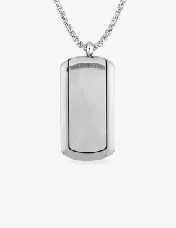 Pendentif acier CARGO finition brossé et brillant SO OR