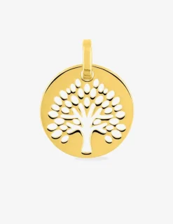 Pendentif arbre de vie en plaqué or SO OR