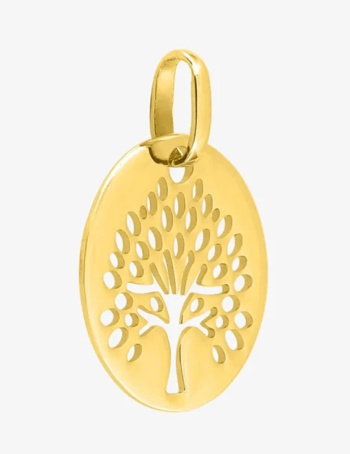 Pendentif arbre de vie en plaqué or SO OR