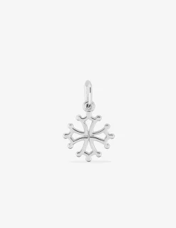Pendentif argent 925 ‰ avec découpes motif régional croix occitane SO OR