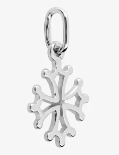 Pendentif argent 925 ‰ avec découpes motif régional croix occitane SO OR