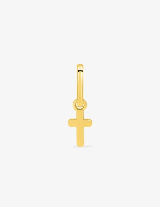 Pendentif breloque croix en or jaune 375 ‰ SO OR