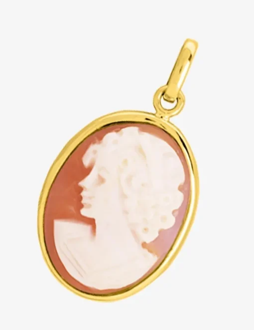 Pendentif camée en or 750‰ SO OR