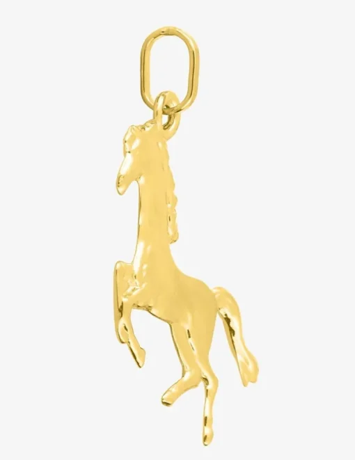 Pendentif cheval or jaune 750 ‰ SO OR