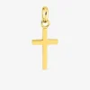 Pendentif croix 15 x 10 mm or jaune 375‰ SO OR