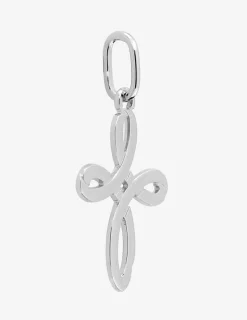 Pendentif croix argent rhodié 925 ‰ SO OR
