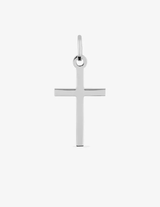 Pendentif croix en or blanc 375 ‰ SO OR