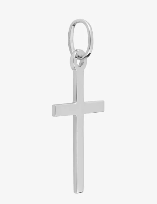 Pendentif croix en or blanc 375 ‰ SO OR