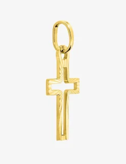 Pendentif croix en or jaune 375 ‰ SO OR