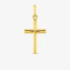 Pendentif croix en or jaune 375 ‰ SO OR