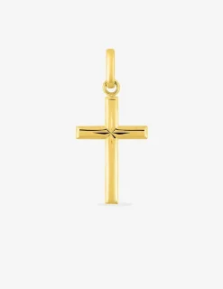Pendentif croix en or jaune 375 ‰ SO OR