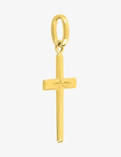 Pendentif croix en or jaune 375 ‰ SO OR