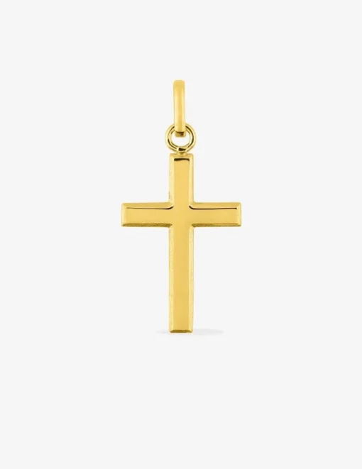 Pendentif croix en or jaune 375 ‰ SO OR