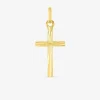 Pendentif croix en or jaune 375 ‰ SO OR