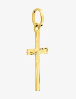 Pendentif croix en or jaune 375 ‰ SO OR