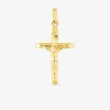 Pendentif croix et christ or jaune 750 ‰ 17 x 35 mm SO OR