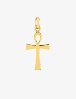 Pendentif croix égyptienne plaqué or SO OR