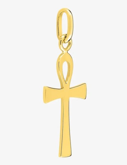 Pendentif croix égyptienne plaqué or SO OR