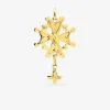Pendentif croix huguenote en or 375 ‰ SO OR