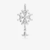 Pendentif croix huguenote en argent rhodié 925 ‰ SO OR