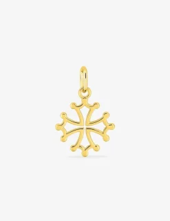Pendentif croix occitane en or jaune 750 ‰ SO OR