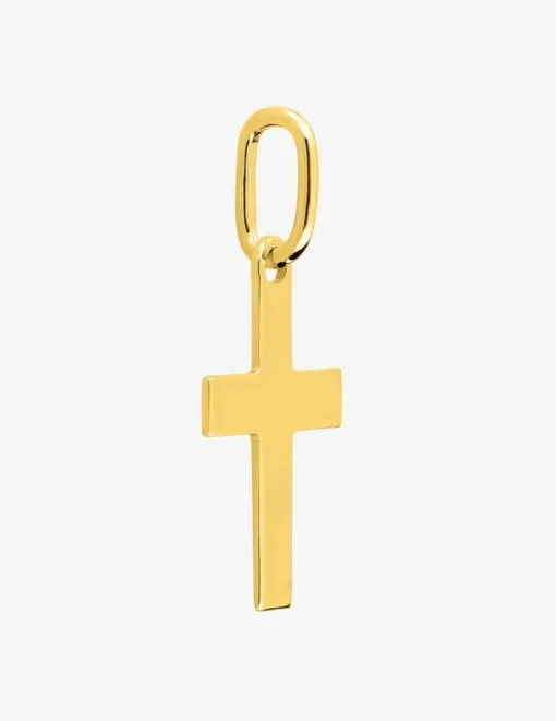 Pendentif croix or 375 ‰ jaune SO OR