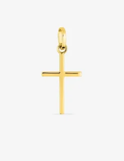 Pendentif croix or jaune 750 ‰ 10 x 20 mm SO OR