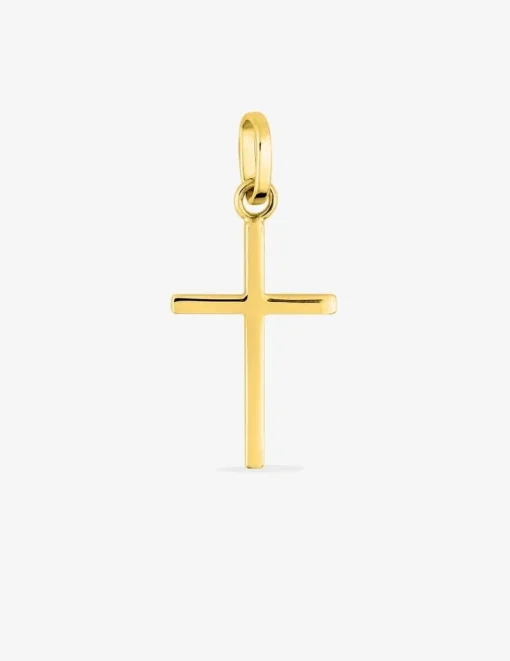 Pendentif croix or jaune 750 ‰ 10 x 20 mm SO OR