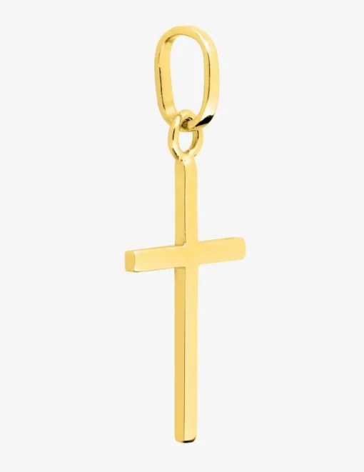 Pendentif croix or jaune 750 ‰ 10 x 20 mm SO OR