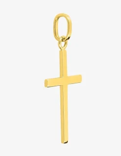 Pendentif croix or jaune 750 ‰ 12 x 25 mm SO OR