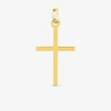 Pendentif croix or jaune 750 ‰ dimensions 13 x 28 mm SO OR