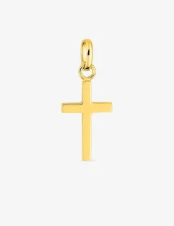 Pendentif croix or jaune 750 ‰ dimensions 10 x 22 mm SO OR