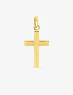 Pendentif croix or jaune 750 ‰ 14 x 27 mm SO OR