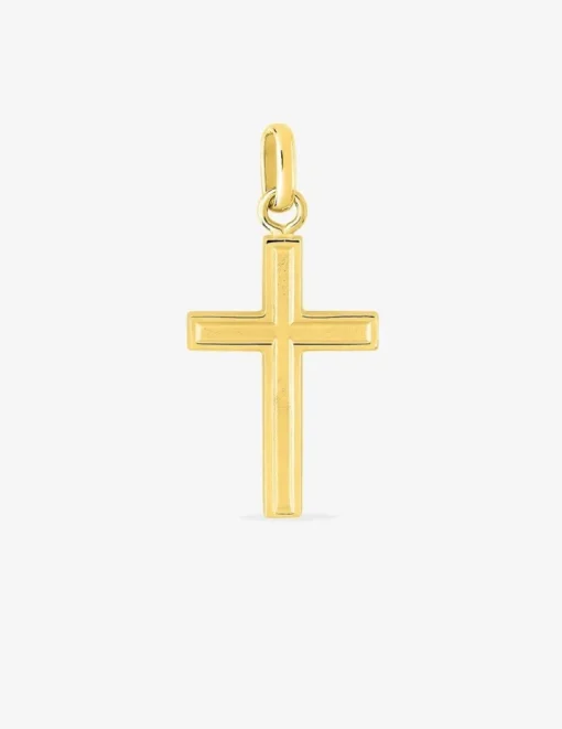 Pendentif croix or jaune 750 ‰ 14 x 27 mm SO OR