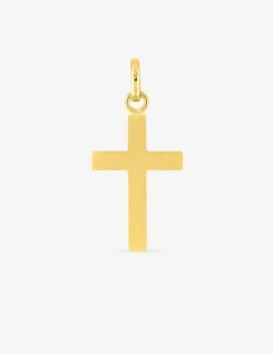 Pendentif croix or jaune 750 ‰ 14 x 27 mm SO OR