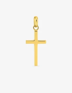 Pendentif croix or jaune 750 ‰ 13 x 28 mm SO OR