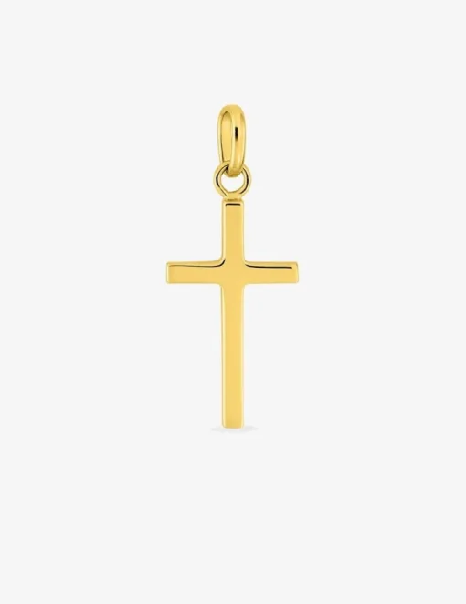Pendentif croix or jaune 750 ‰ 13 x 28 mm SO OR