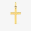 Pendentif croix or jaune 750 ‰ dimensions 15 x 30 mm SO OR