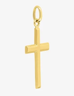Pendentif croix or jaune 750 ‰ dimensions 15 x 30 mm SO OR