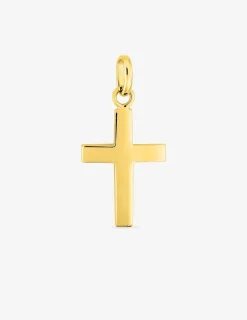 Pendentif croix or jaune 750 ‰ dimensions 15 x 25 mm SO OR